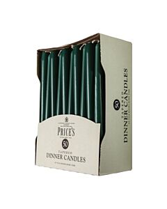 Prices - Tapered Dinner Candles – Pack of 50 – Evergreen